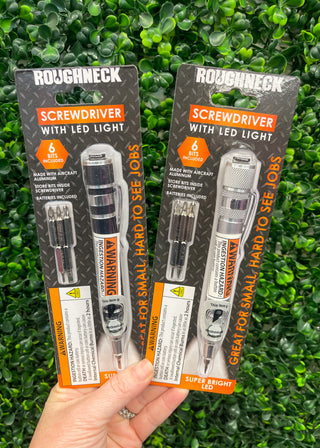 Roughneck Screwdriver with LED Light