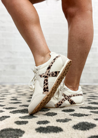 Samantha Lace Up Sneaker - Leopard