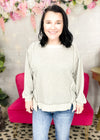 Same Old Places Open Seam Oversized Top | S-XL