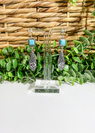 San Augustine Metal Embossed Earrings