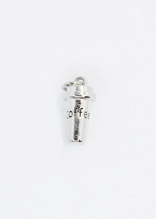 TJ-59 Silver Coffee Cup Charm