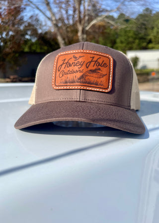 Snapback - Leather Waterfowl