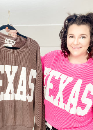 Texas Graphic Corded Sweatshirt | S-L