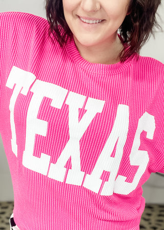 Texas Graphic Corded Sweatshirt | S-L