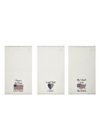 The Land That I Love Tea Towel Set of 3