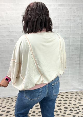 Washed Denim Texas Patchwork Top