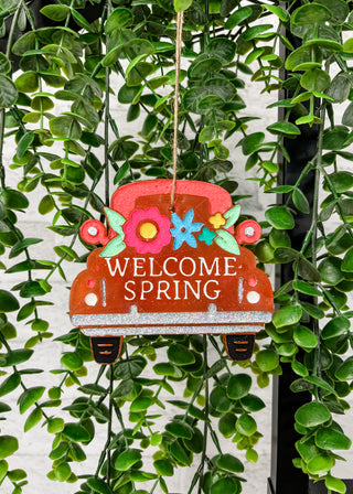 Welcome Spring Truck Car Freshie - Amazing Grace