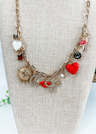 Whimsical Charm Link Necklace