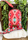 Wrangler Aztec Print Sling Bag