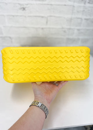 Yellow Rubber Jelly Tote Bag