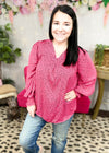 Be Your Forever Bubble Sleeve Blouse