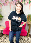 Black Boo Crew Graphic T-Shirt