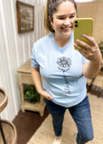 Blessed Flower Graphic T-Shirt