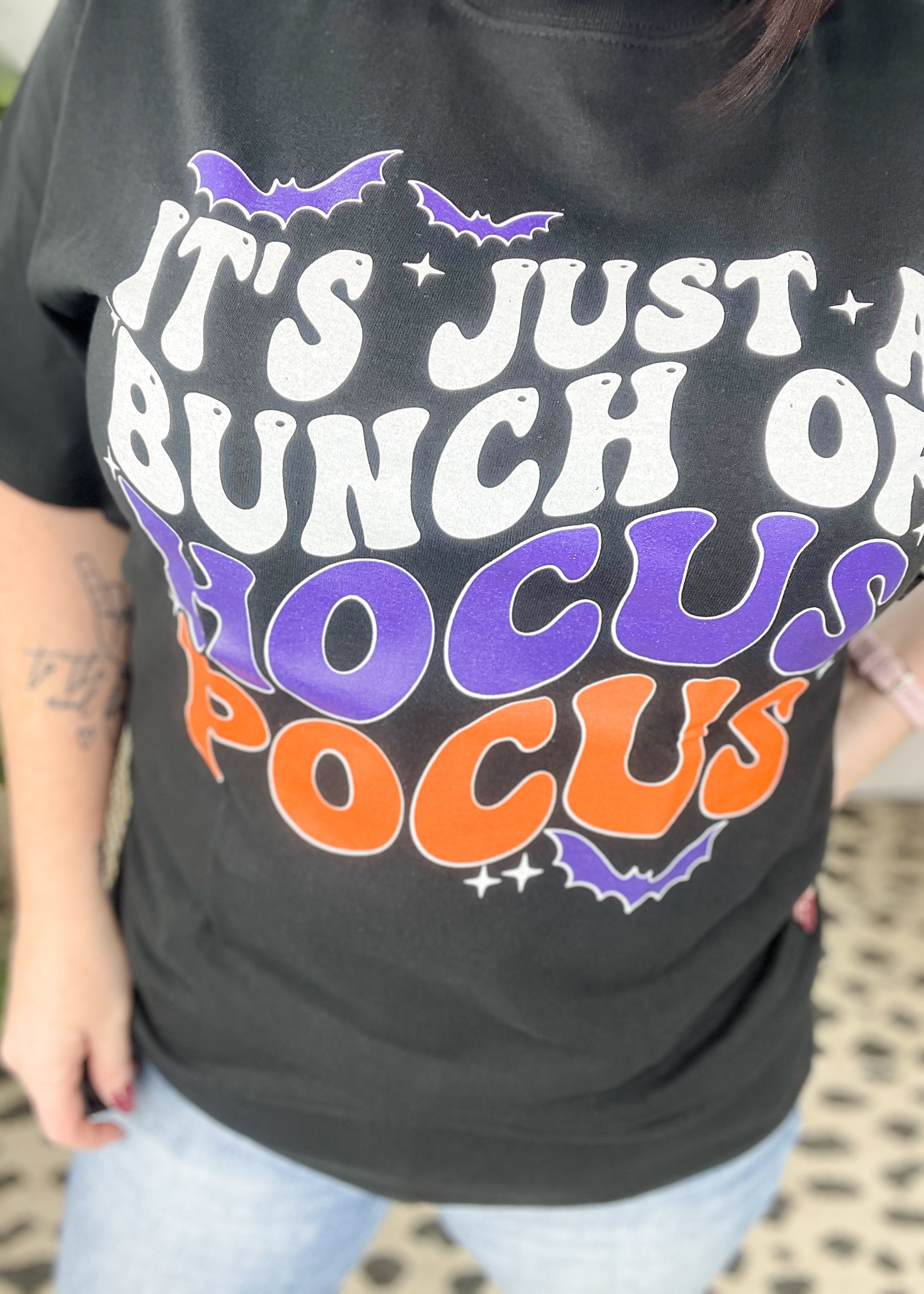 It s Just A Bunch of Hocus Pocus Graphic T Shirt All Sales Final XL