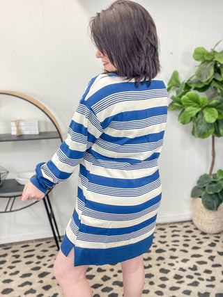 Coastal Breeze Half-Zip Knit Dress | S-L ALL SALES FINAL