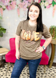 Brown Love Fall Y'all Graphic T-Shirt