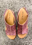 Corkys Carley Wedge - Mixed Berry Glitter -ALL SALES FINAL-
