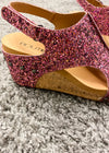 Corkys Carley Wedge - Mixed Berry Glitter