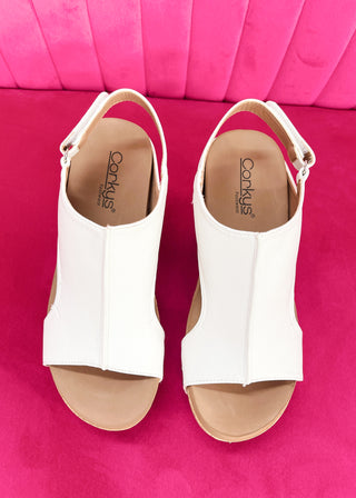 Corkys Carley Wedge - White