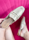 Corkys Margo Mule - Gold Metallic
