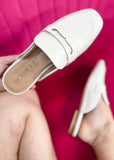 Corkys Margo Mule - Ivory - ALL SALES FINAL -