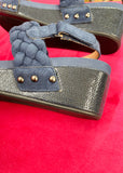 Corkys Pleasant Wedge - Navy Suede