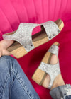 Corkys Refreshing Wedge - Silver Glitter