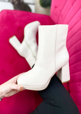 Corkys Slug Bug Bootie - Ivory ALL SALES FINAL