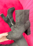 Corkys Slug Bug Bootie - Black Suede
