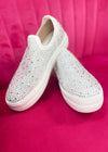 Corkys Swank Sneaker - White Crystals