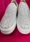 Corkys Swank Sneaker - White Crystals