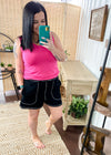 Don't Change A Thing Cotton Shorts - ALL SALES FINAL -