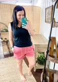 Don't Change A Thing Cotton Shorts - ALL SALES FINAL -