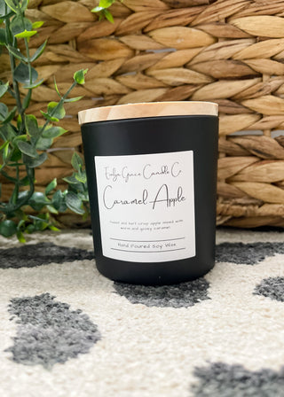 Seasonal 8oz Soy Wax Candle - Evelyn Grace Candle Co.