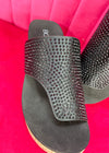 Corkys Flirty Wedge - Black Crystal