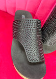 Corkys Flirty Wedge - Black Crystal
