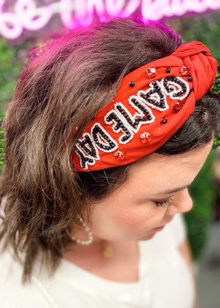 Game Day Seed Bead Headband