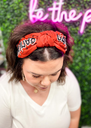 Game Day Seed Bead Headband