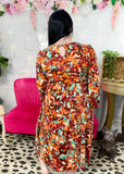 Get Our Freedom Floral Midi Dress