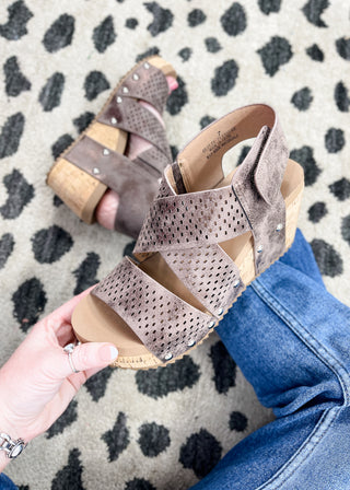 Corkys Guilty Pleasure Wedge - Bronze