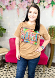 Heather Almond Mama Graphic T-Shirt