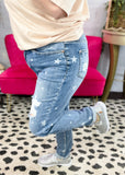 Judy Blue Jasmine Star Print Jeans - JB88553