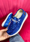 Corkys Kayak Boat Shoe - Electric Blue Glitter