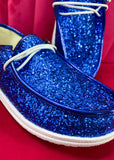Corkys Kayak Boat Shoe - Electric Blue Glitter