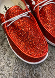 Corkys Kayak Boat Shoe - Red Glitter