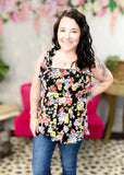 Lessons Of Love Smocked Babydoll Top