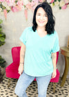 Looked For Love Solid Wrinkle Free Top | S-3X