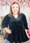 Look This Way Velvet Top