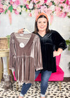 Look This Way Velvet Top