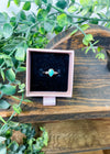 The Marlena Pear Cut Turquoise Ring-ALL SALES FINAL-
